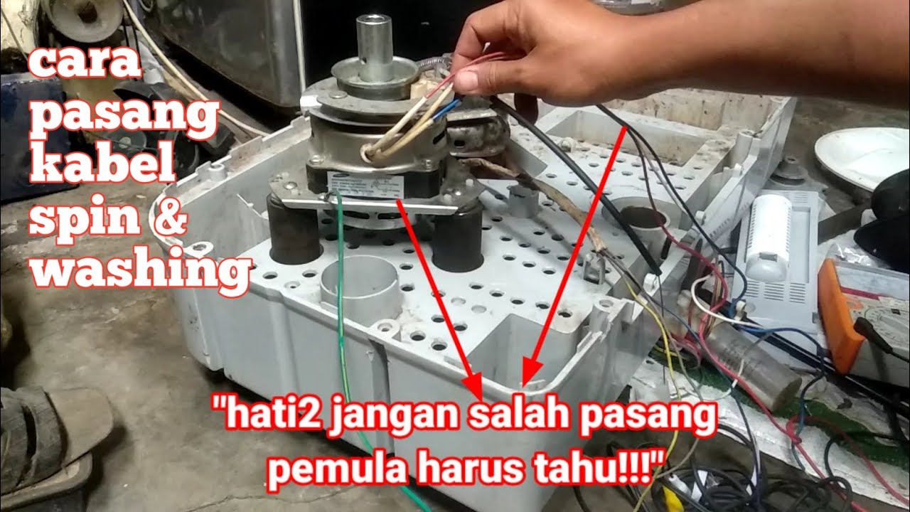Cara Menentukan Kabel Dinamo Mesin Cuci ‼️ pengering dan pencucian