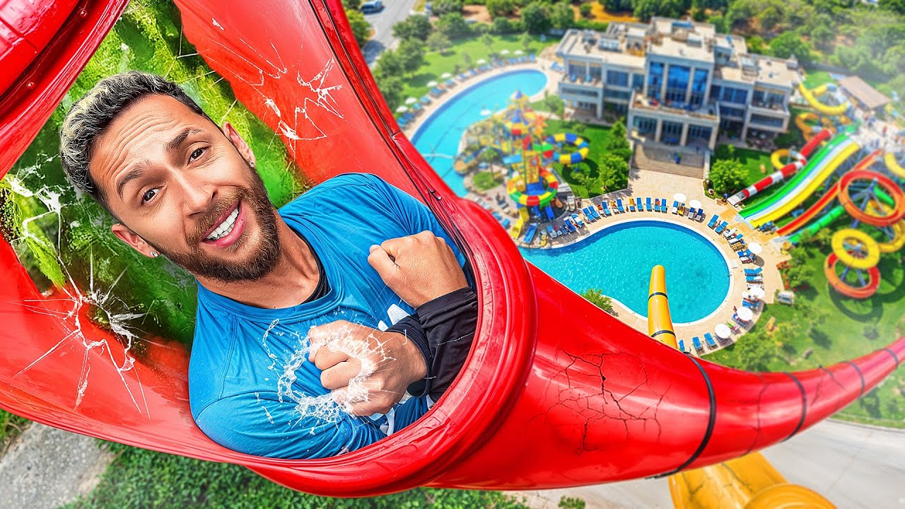 CONSTRUI UM MEGA PARQUE AQUATICO DENTRO DA MANSÃO