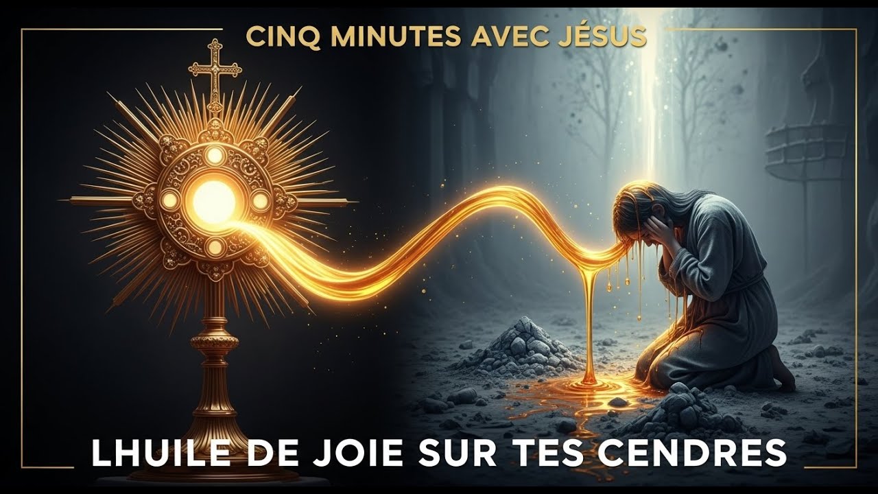 Cinq Minutes avec Jésus au Saint-Sacrement : L'Huile de Joie sur tes Cendres