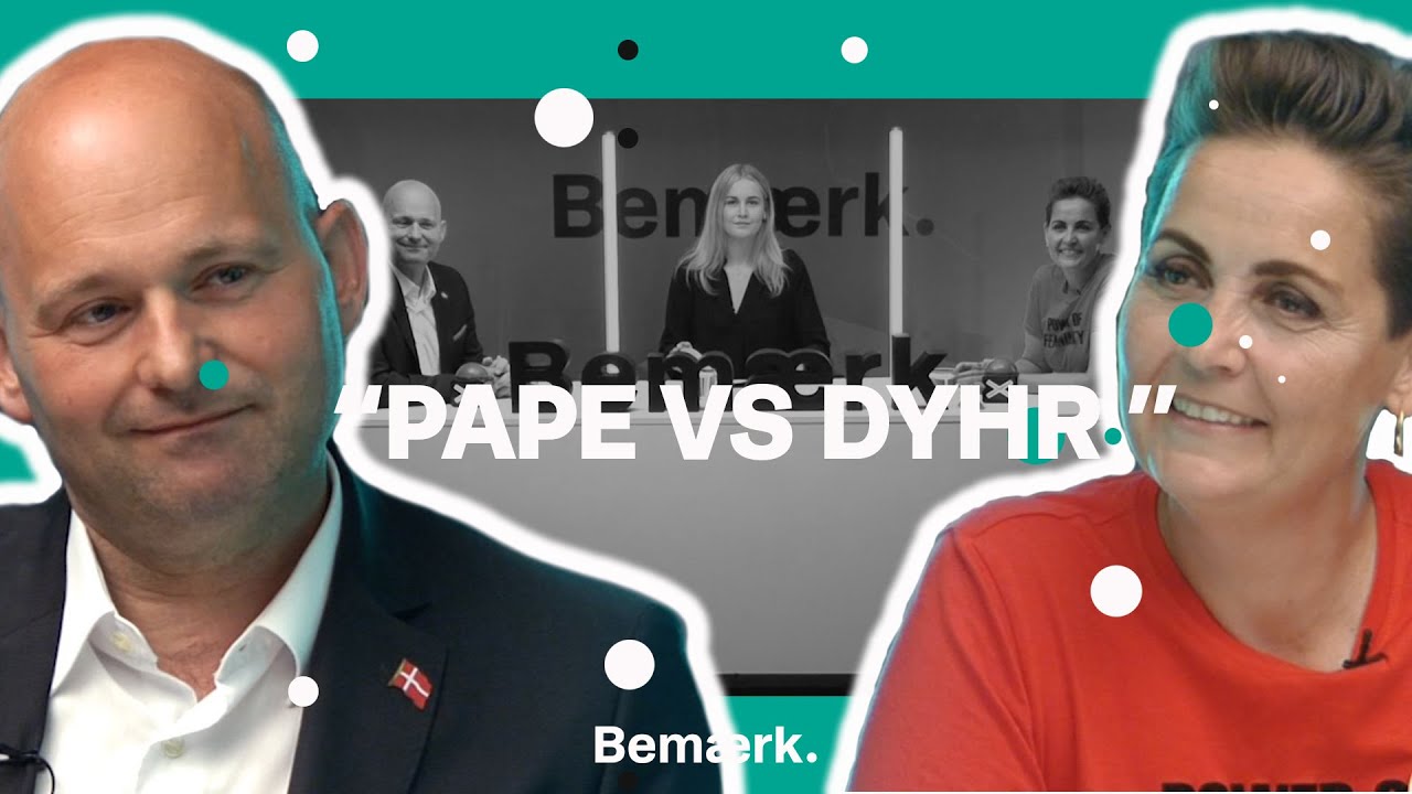 Søren Pape byder Pia Olsen Dyhr velkommen hos Konservative