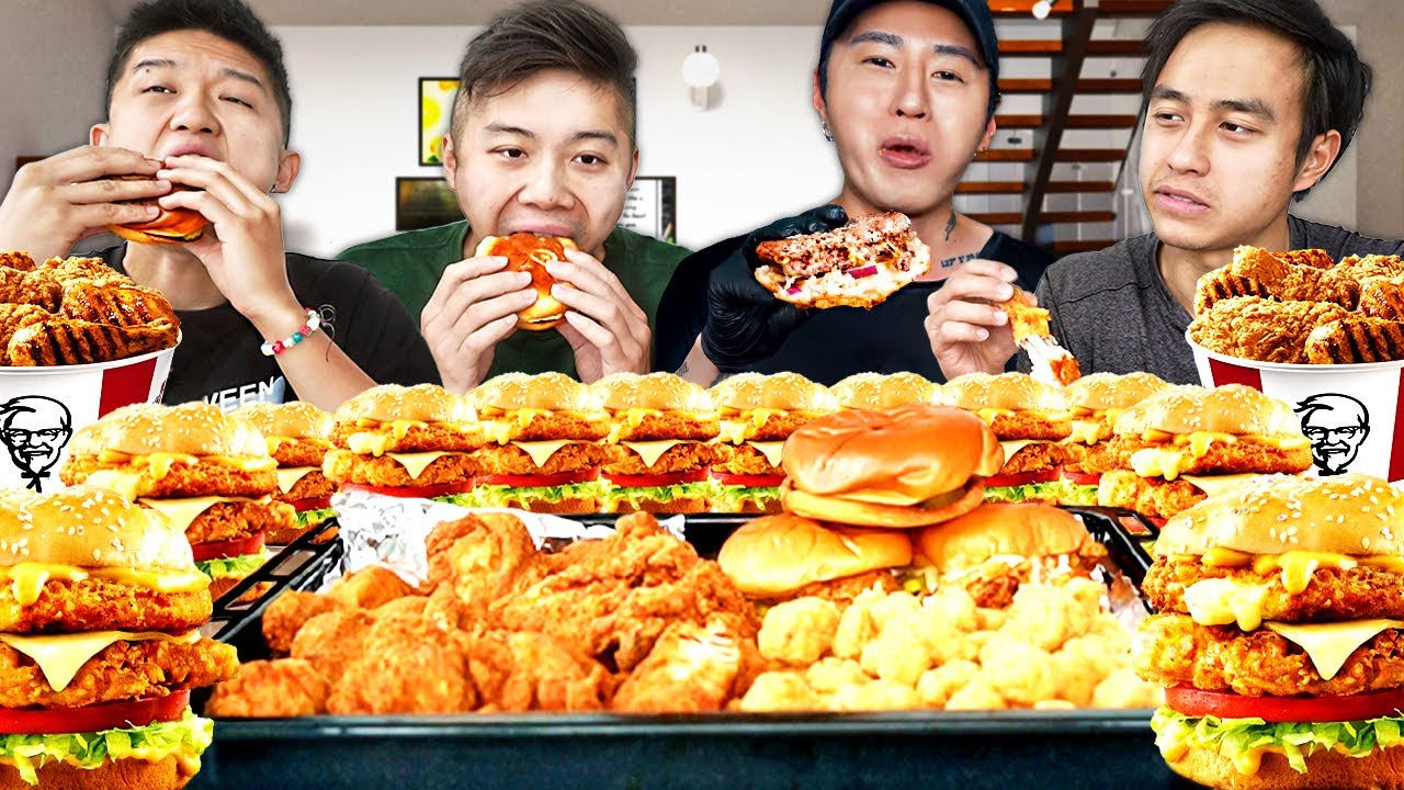 CHALLENGING ZACH CHOI TO A KFC MUKBANG