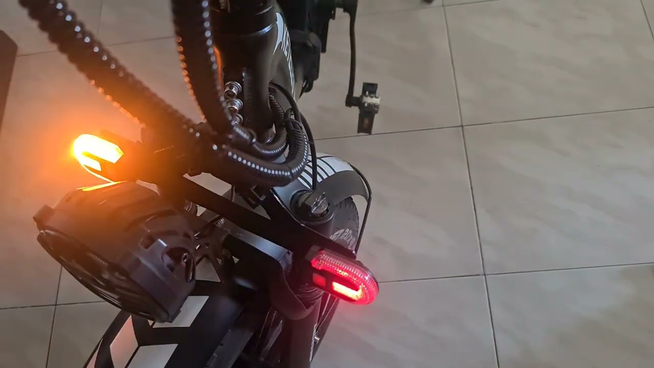 Bicicleta com Pisca. 