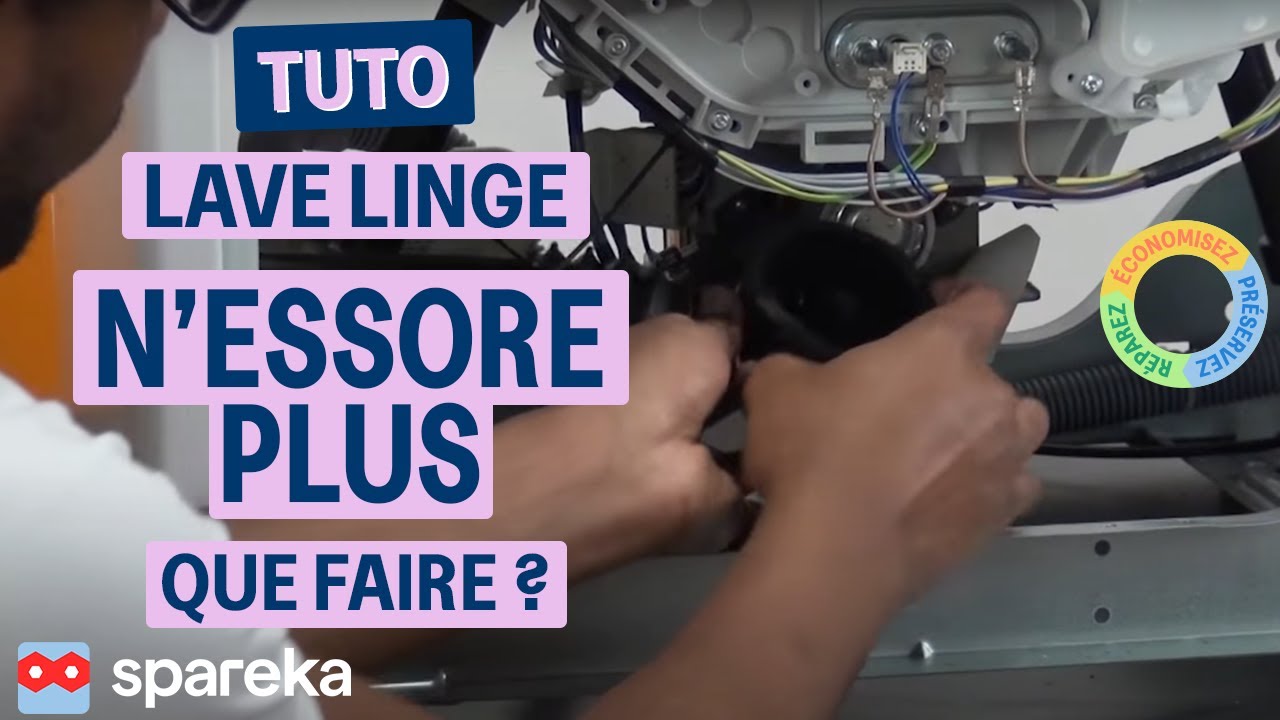 Ma machine à laver n'essore plus, que faire ?