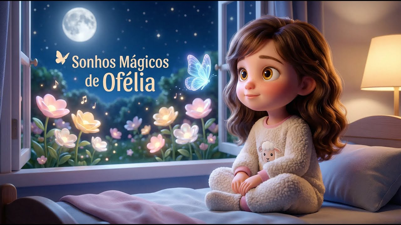 OFÉLIA E O JARDIM DOS SONHOS | História Completa para Crianças Dormirem