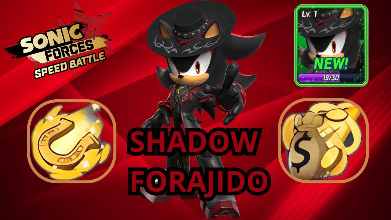 Shadow Forajido Nivel 6 Gameplay  - Sonic Forces Speed Battle