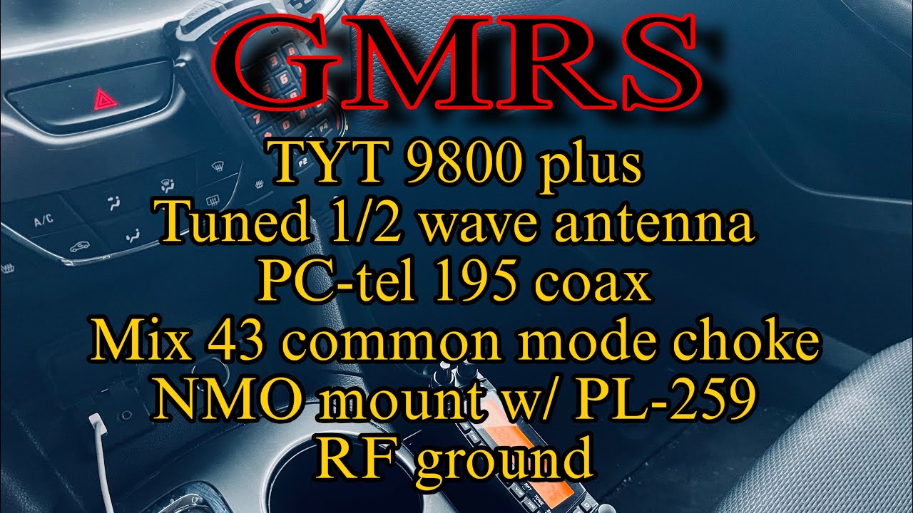 Мобильная установка GMRS 🛜