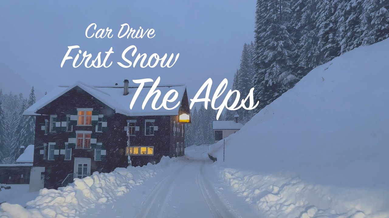 Winter Wonderland Drive - Driving Through the First Snow 