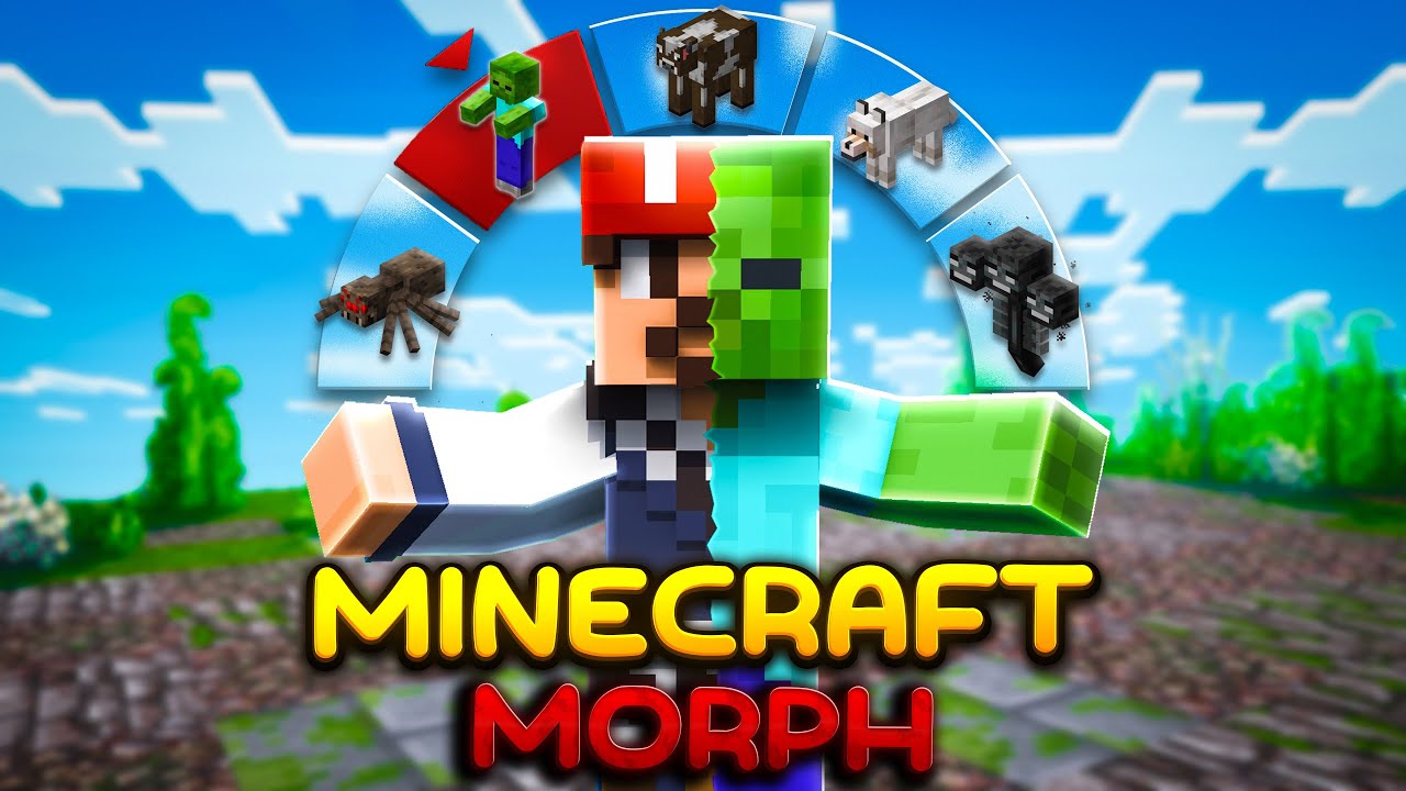 ماینکرافت ولی هر مابی بکشیم بهش تبدیل میشیم🥵 | Minecraft morph