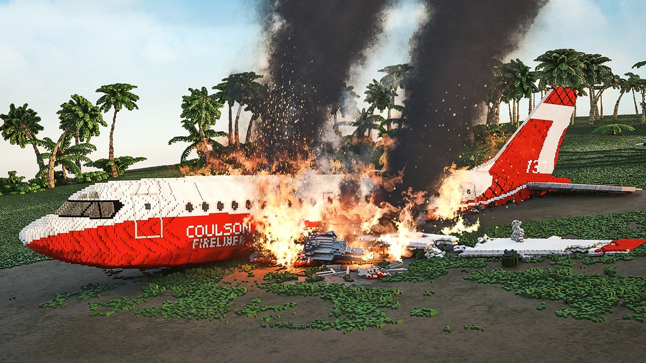 Realistic Airplane Crashes & Shootdowns 4 | Teardown