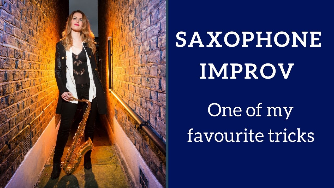 My favourite improv trick for sax 🎶  improvisation saxophone lessons / tutorials