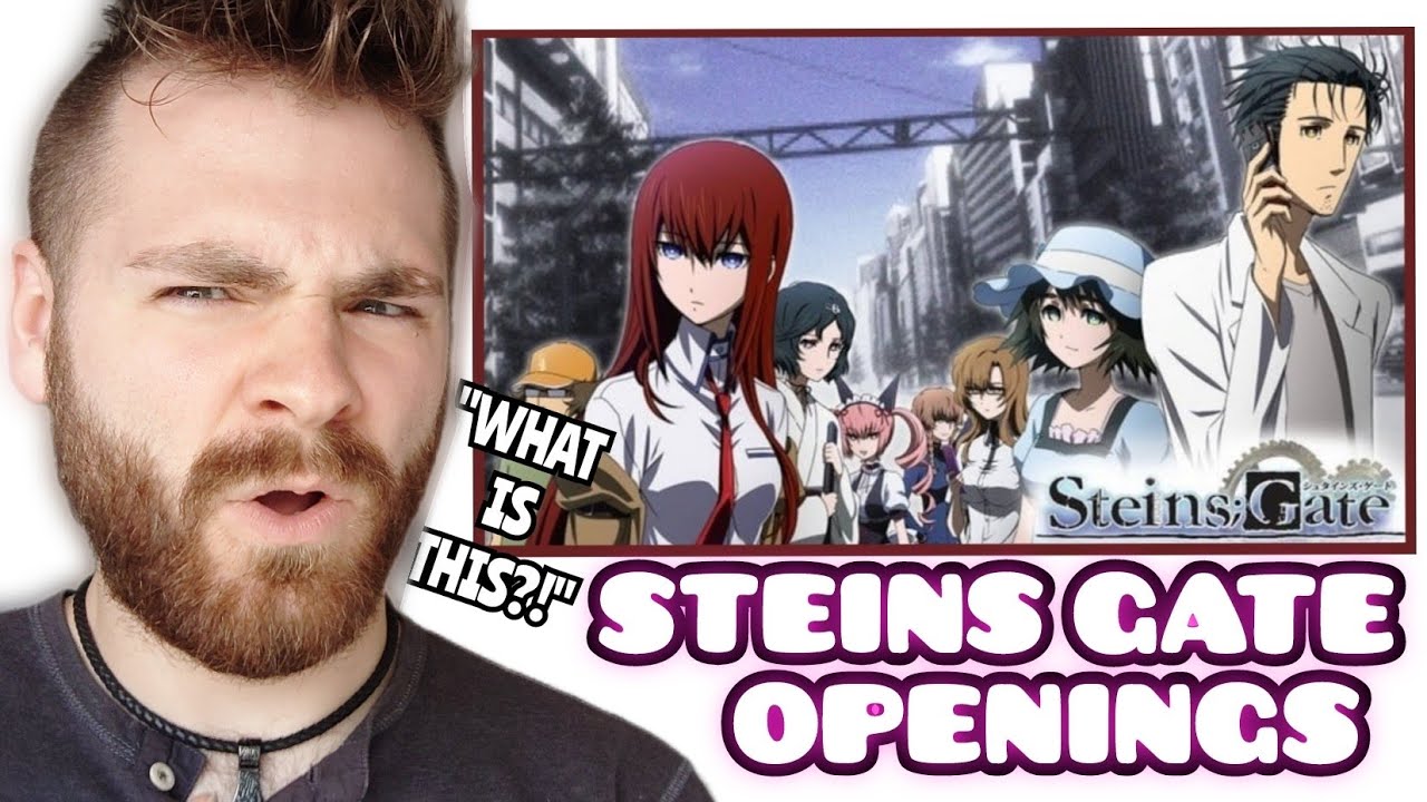 THE MAD ANIME SCIENTIST!!! | STEINS GATE Openings & Endings (1-2) | New Anime Fan | REACTION!
