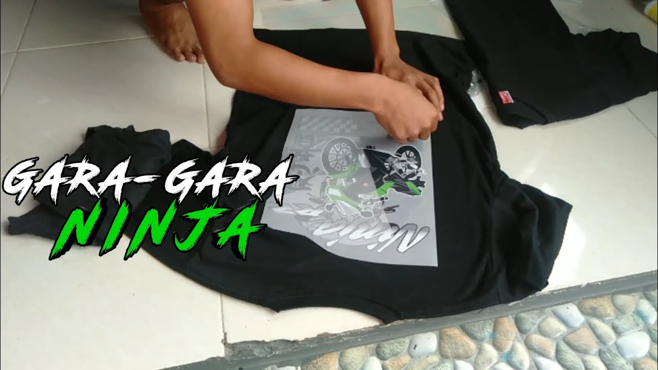 GARA - GARA NINJA || Proses catak kaos DTF