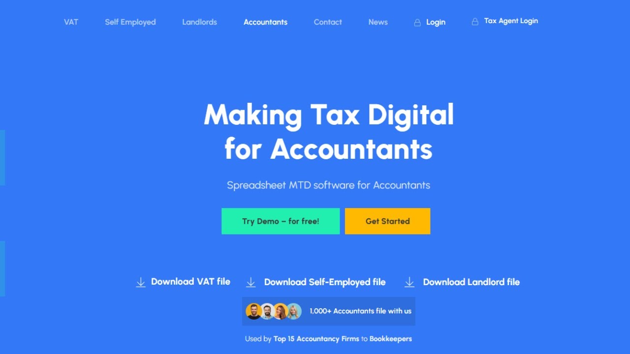 Accountants Tax Agent MTD Software Demo
