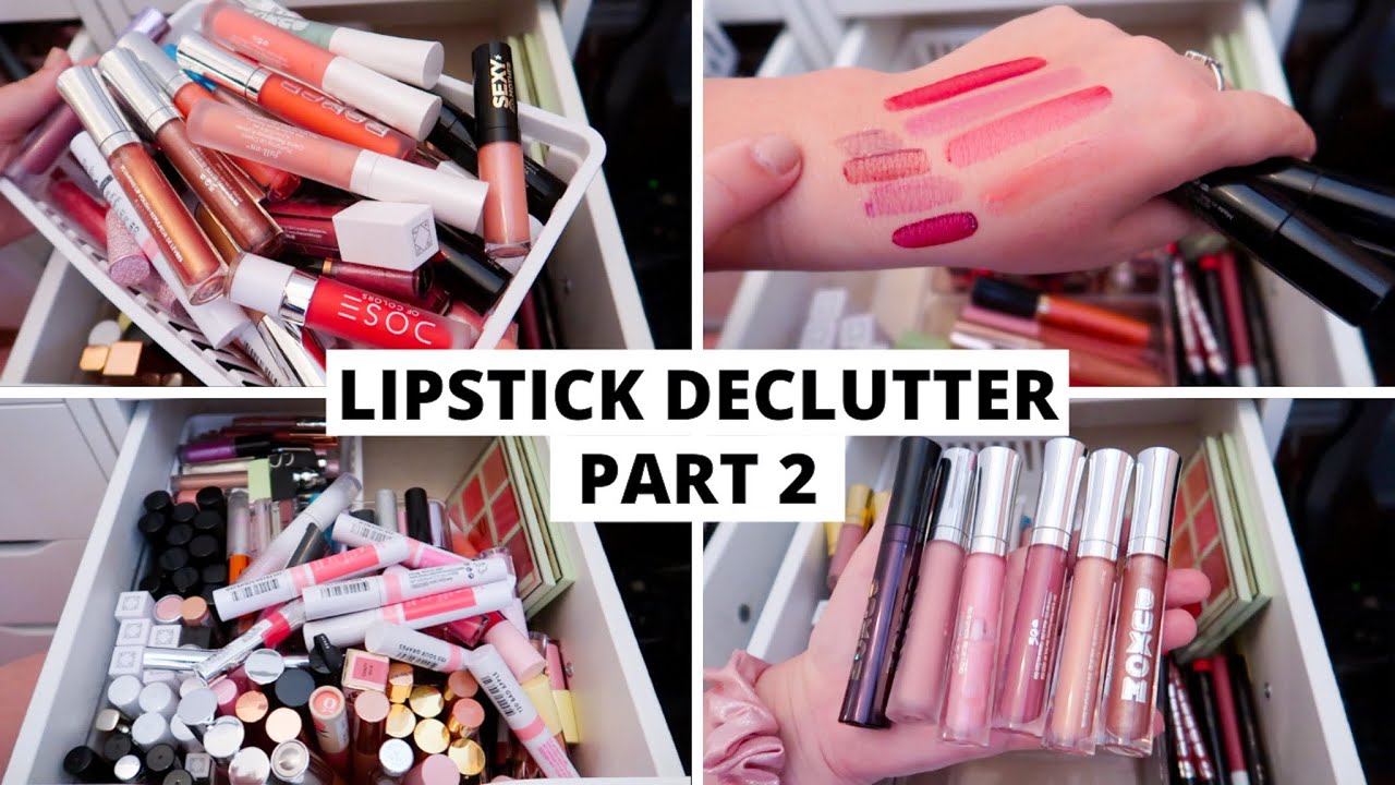 LIPSTICK DECLUTTER - PART 2 | Paige Koren