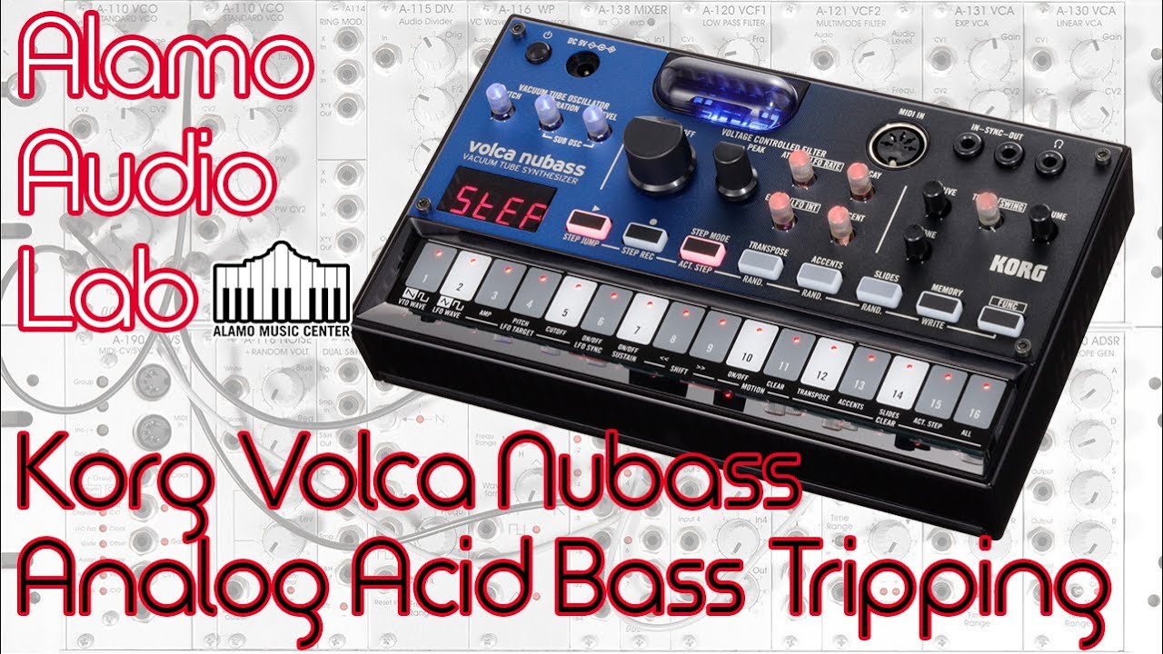 Korg Volca Nubass - Analog Bass Synthesizer, Now With More Acid!