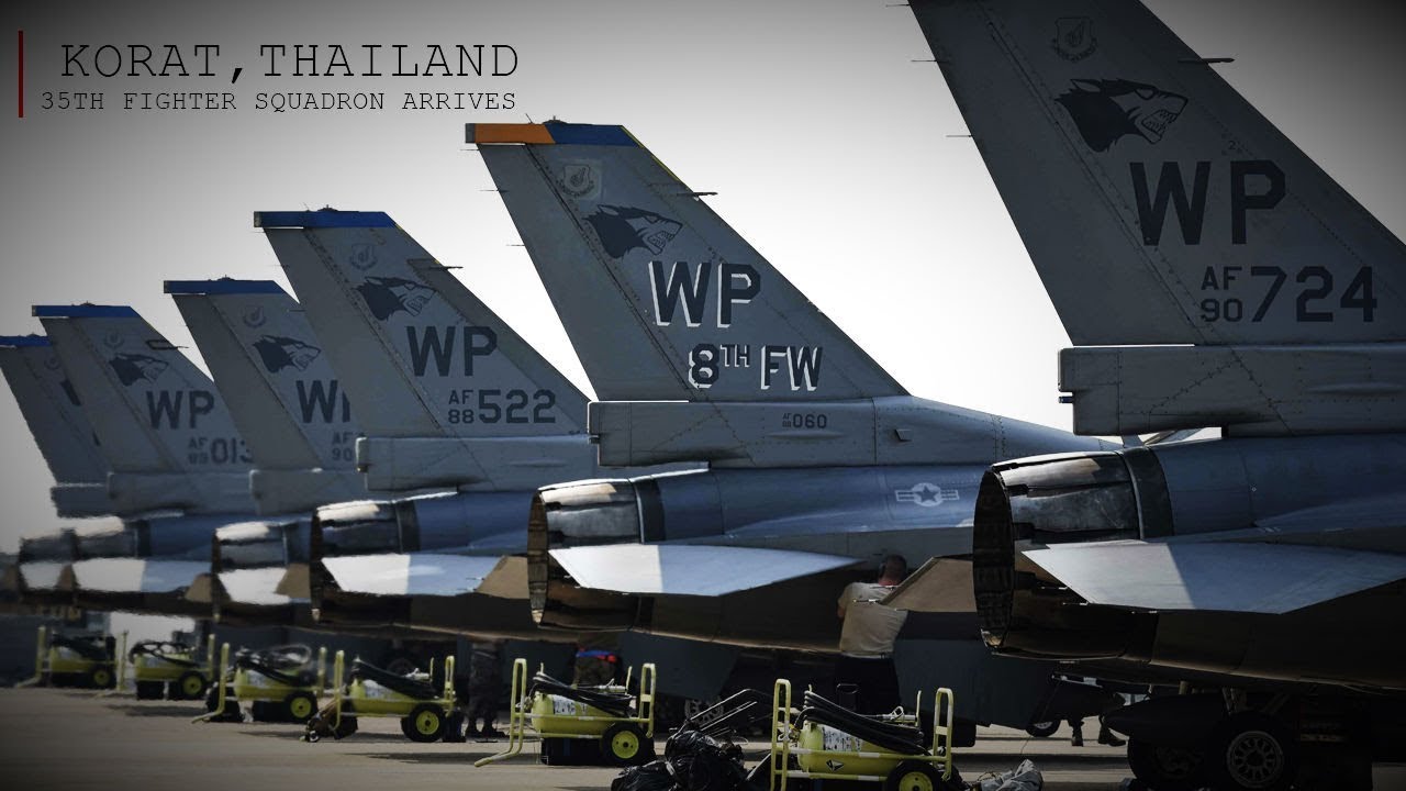 Cobra Gold 19 : US F-16 Fighter Arrives in Thailand 