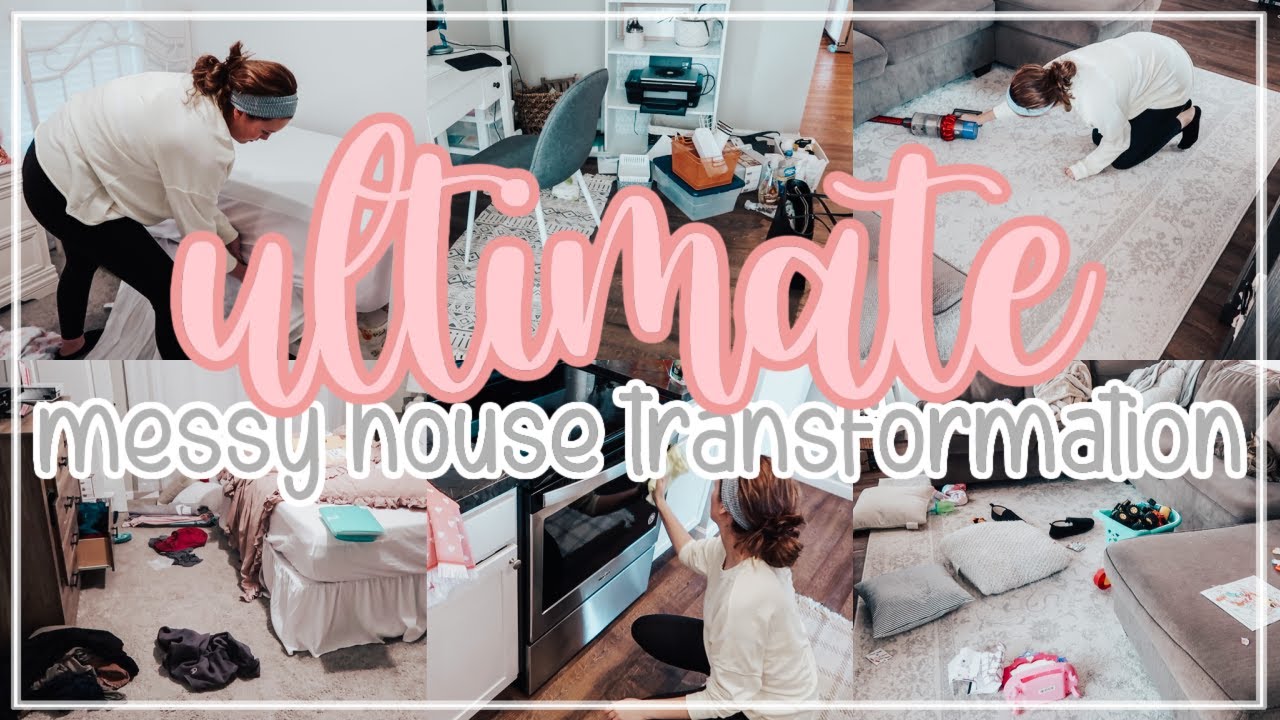 *ULTIMATE* WHOLE HOUSE CLEAN WITH ME 2021 | MESSY HOUSE TRANSFORMATION | SPEED CLEANING MOTIVATION