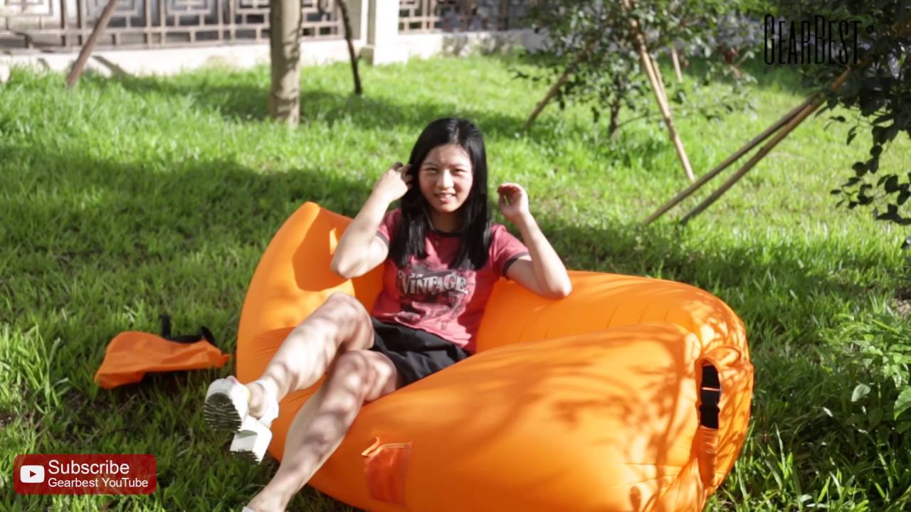 Beach Sofa: 250cm Portable Waterproof Inflatable Lazy Bag - Gearbest.com