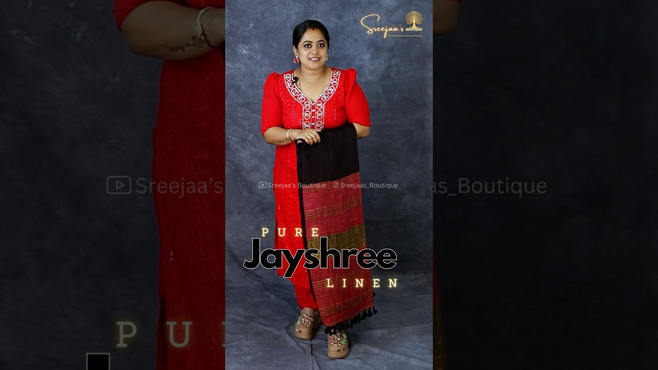 New Jayshree Linen Sarees | at Affordable Price | #linen #sreejaasboutique