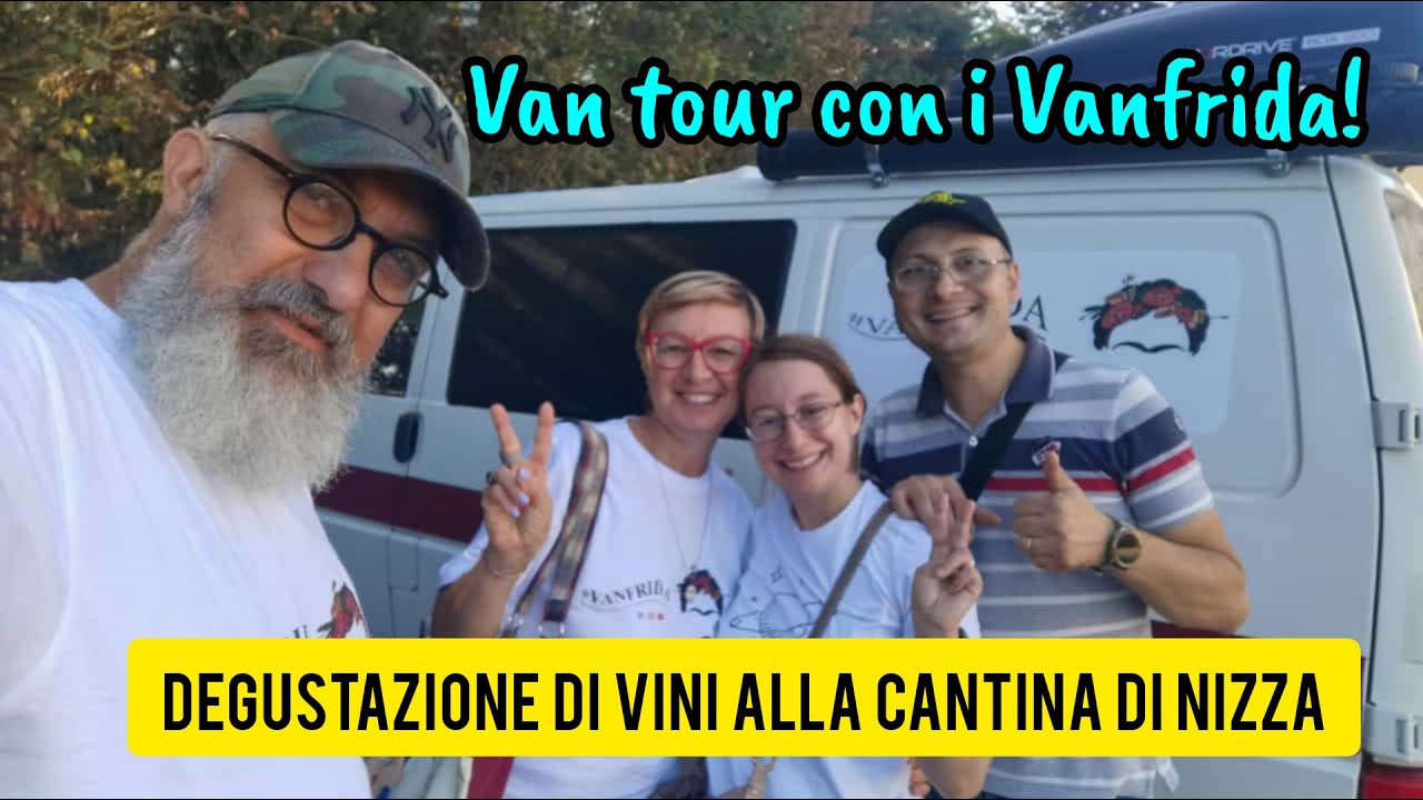 Degustazione di vini nella Cantina di Nizza Monferrato e super Van Tour con i @vanfridavanlife!