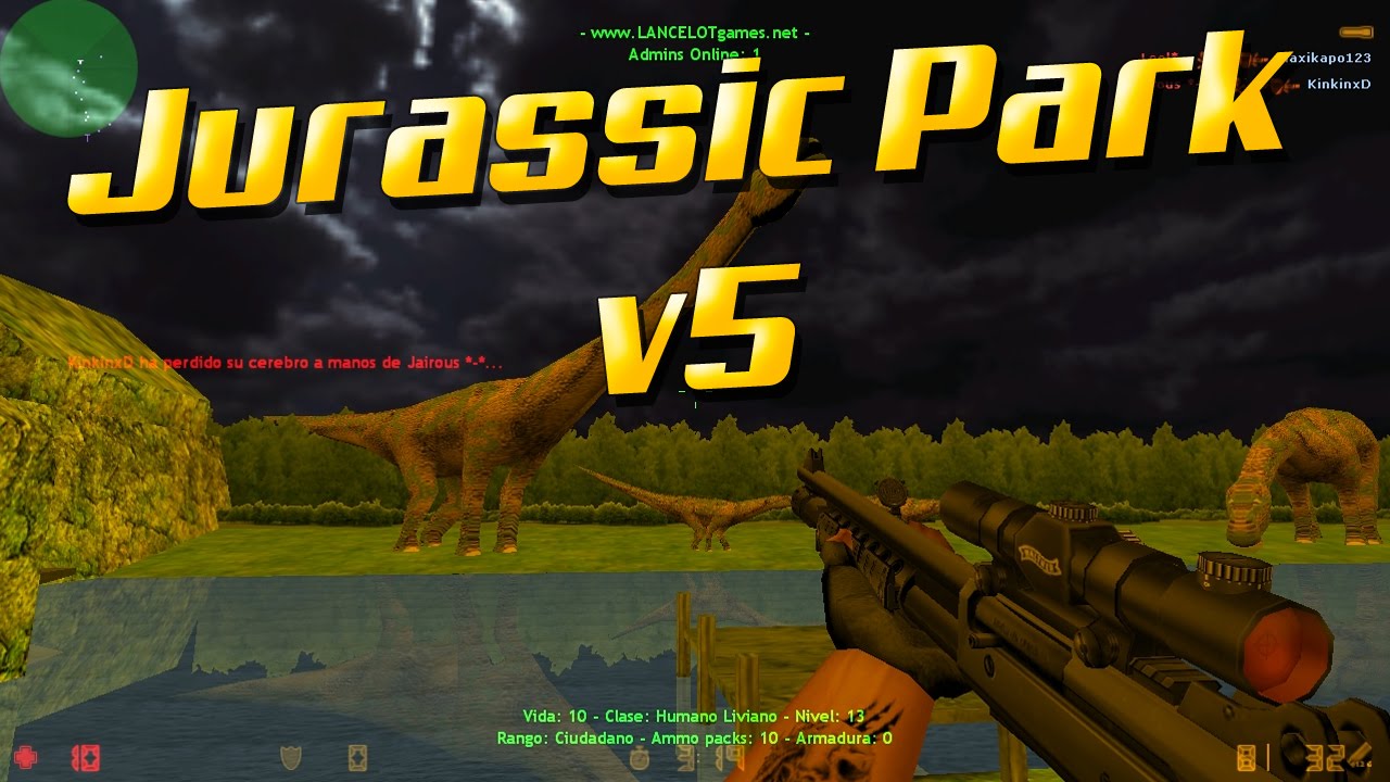 Counter-Strike 1.6 : Zombie Escape Mod - Map: ze_jurassicpark_v5