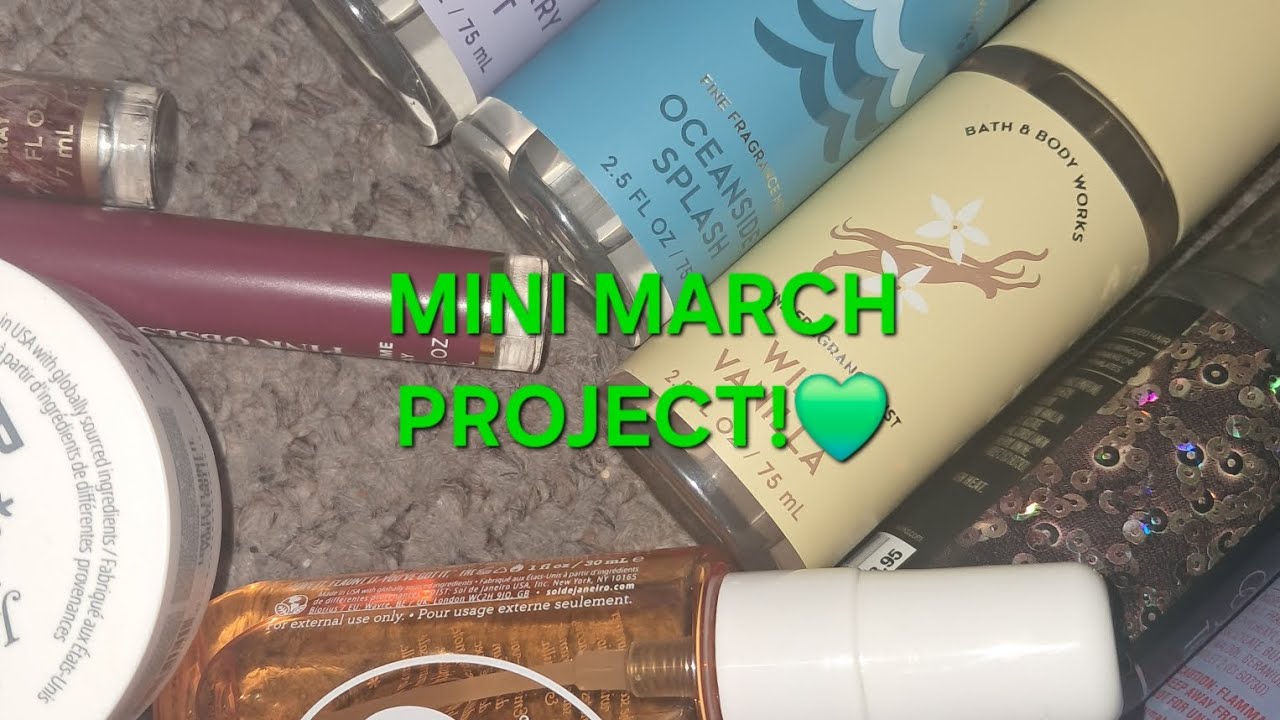 March mini project use it up!!💚💚