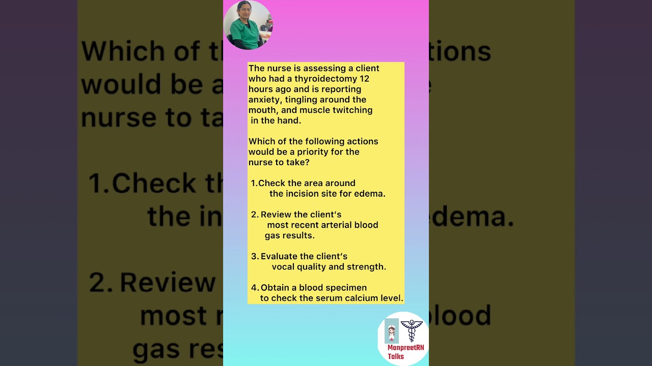 Endocrine System NCLEX Question of the Day | Nursing  Practice 2026 | ManpreetRN Talks