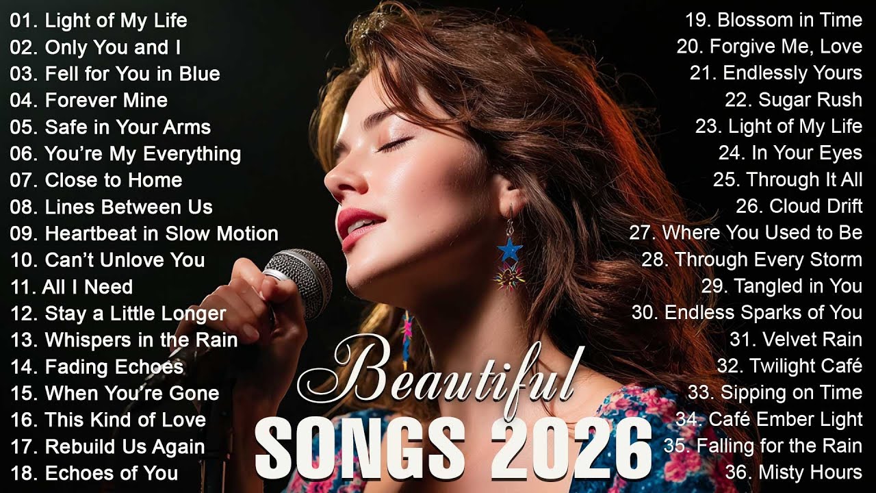 Romantic Playlist 2026 🎶 Beautiful & Calm Songs – Easy Listening Music