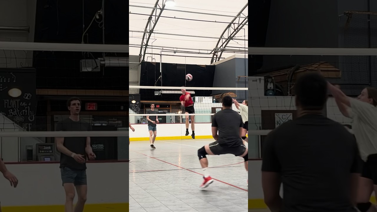 Rene giving me some good sets #volleyball #urbanrec#spike #shorts