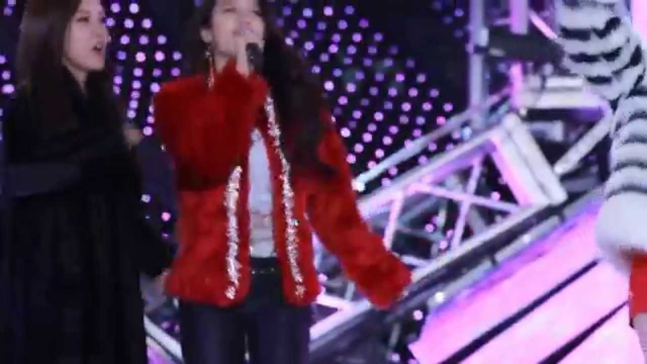 150101 MBC 가요대제전 엔딩무대 젊은 그대 - 티아라 직캠(지연&효민ver.)