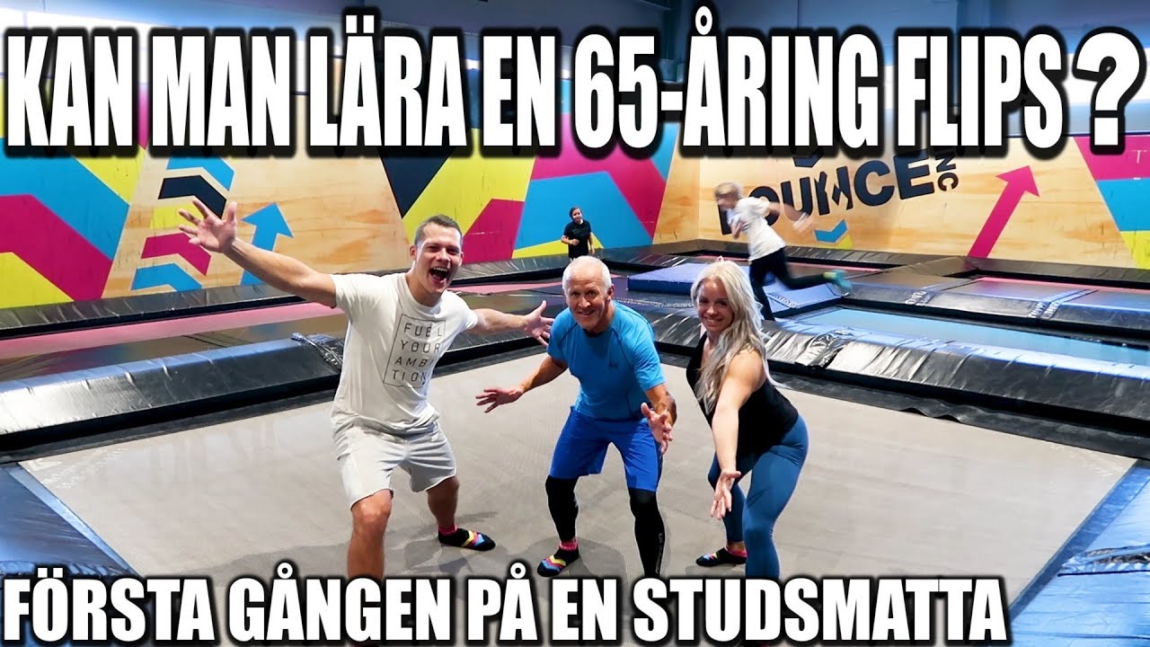 KAN MAN L&Auml;RA EN 65 &Aring;RING FLIPS *F&Ouml;RSTA G&Aring;NGEN P&Aring; EN STUDSMATTA*