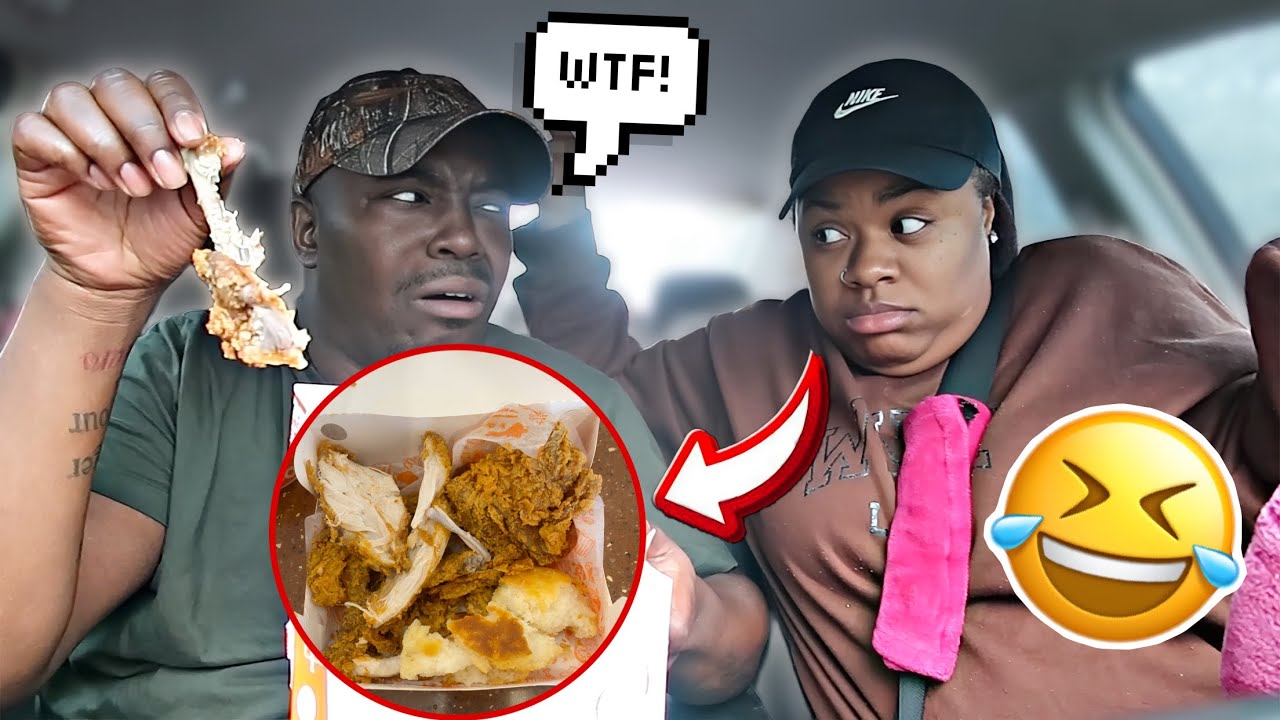 DESTROYING My Husband FOOD Then BLAMING Drive Thru PRANK!!