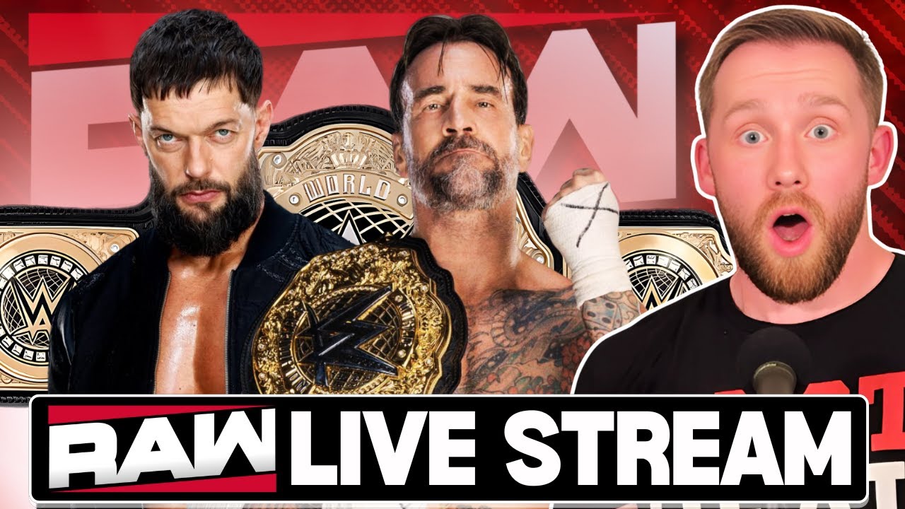 WWE Raw Live Stream 1/19/26! CM Punk vs Finn Balor for the World Heavyweight Championship!