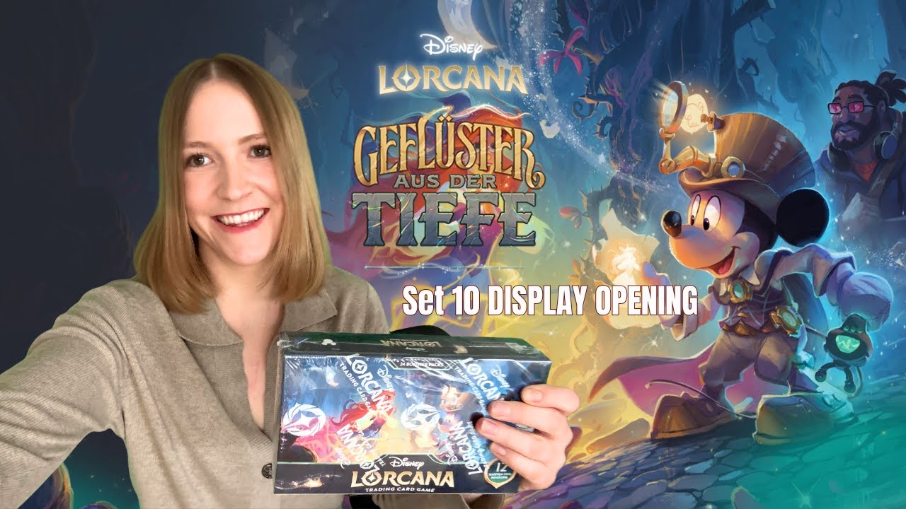 GEFLÜSTER AUS DER TIEFE - Disney Lorcana Set 10 DISPLAY OPENING! Tolle Pullrate! 🔎💭