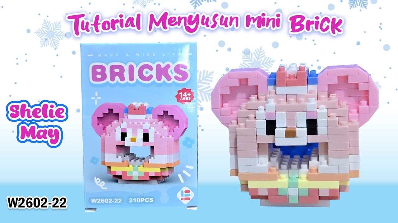 EASY BUILDING NANO BLOCKS MINI LEGO BRICKS MAKE A WISE LIFE DONUT SERIES W2602-22 SHELIE MAY