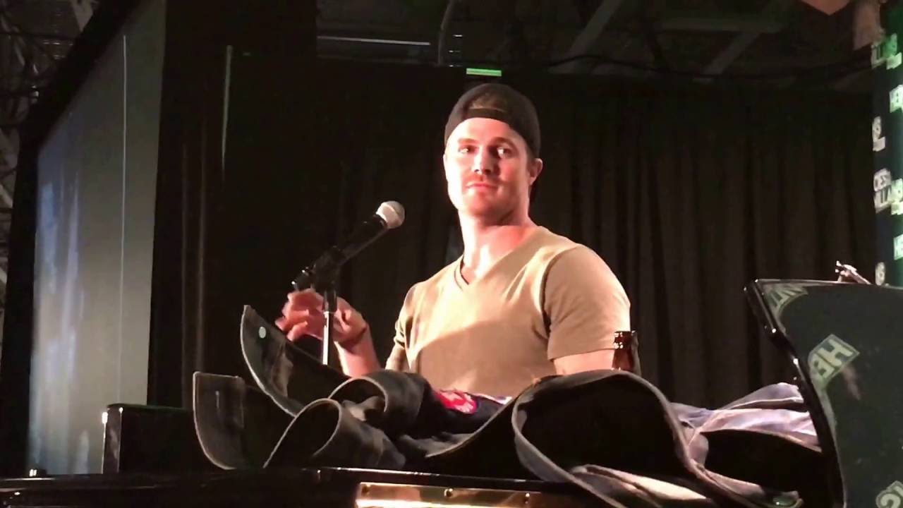 Stephen Amell & Colin Donnell at Knocking Point Party party NY/NJ July 2