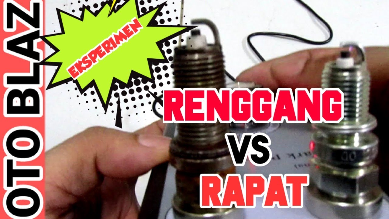 Eksperimen Celah Busi ‼️ Rapat Vs Renggang - Busi Iridium vs Busi NGK - Denso