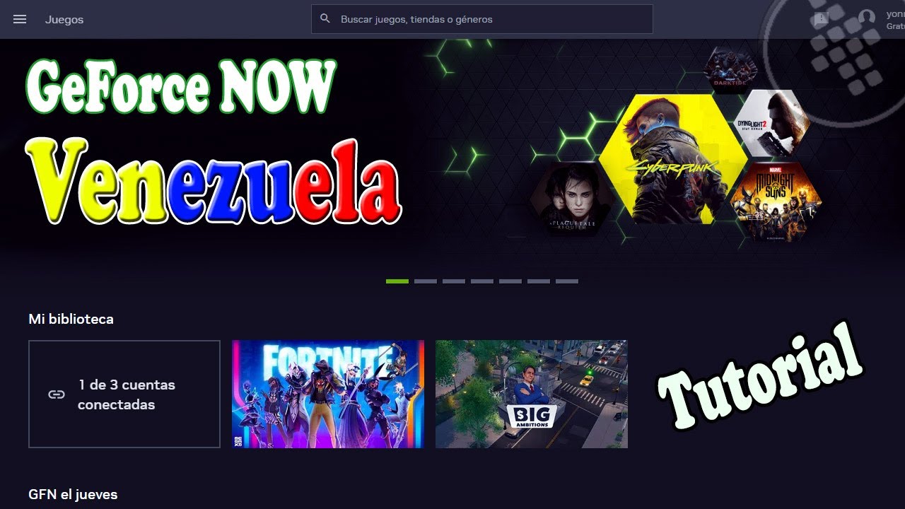¿Quieres Jugar en GeForce Now desde Venezuela? ¡Mira cómo hacerlo con este tutorial!
