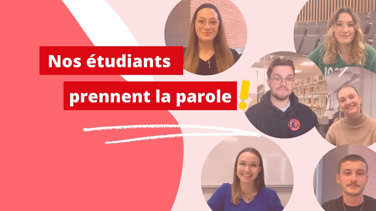Nos étudiants prennent la parole !