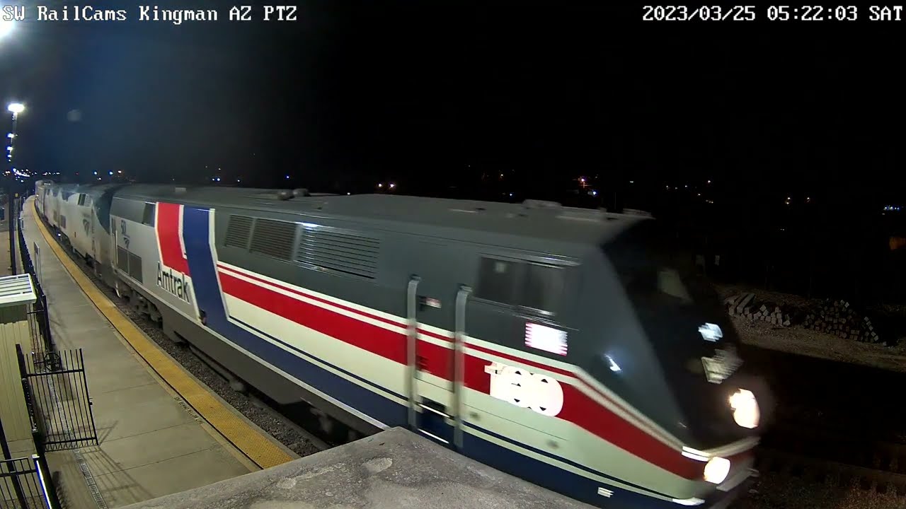 Amtrak #3 (23) Southwest Chief from Gallup, Winslow, and Kingman with the Pepsi Can! (03/2023)