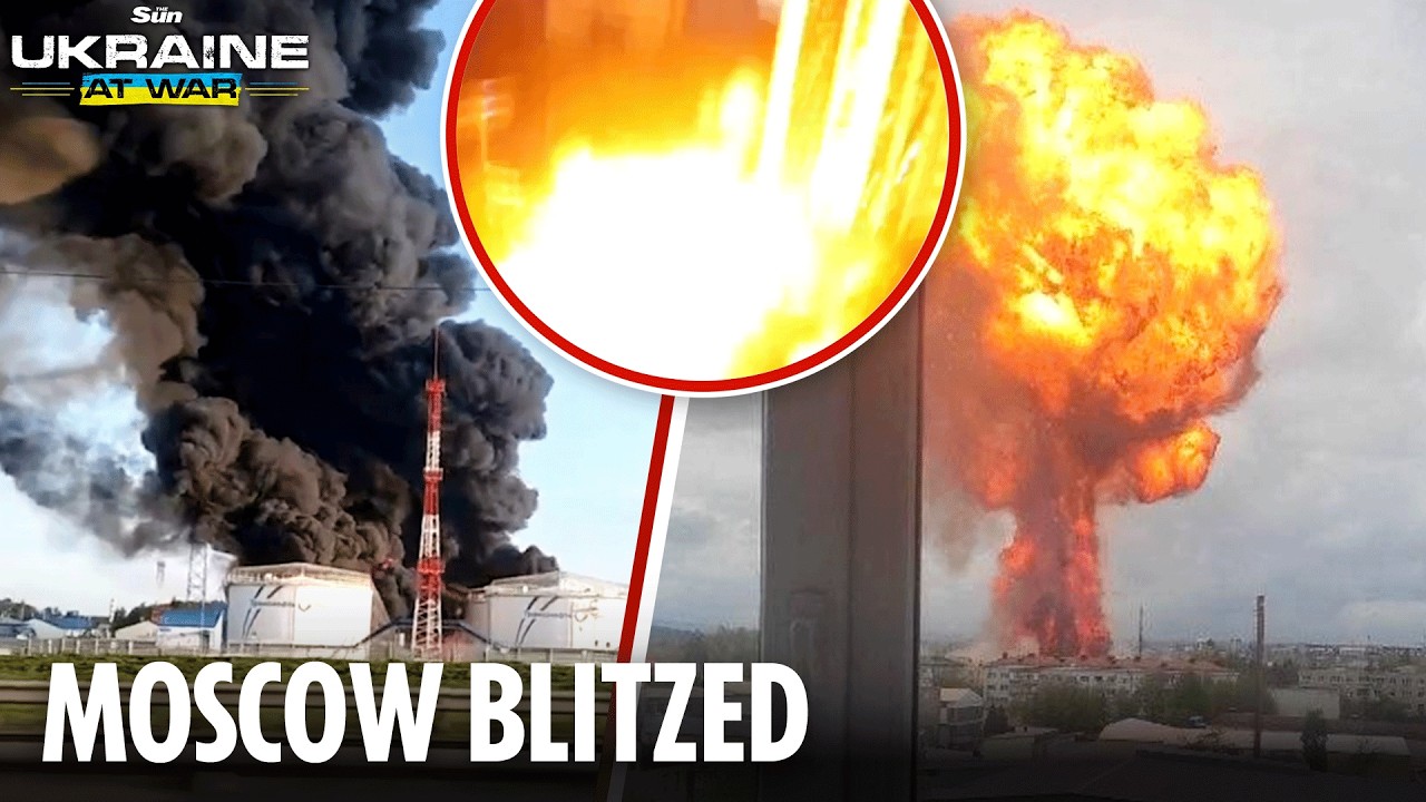 Ukraine pounds Moscow in blistering drone attack in huge blow for Putin
