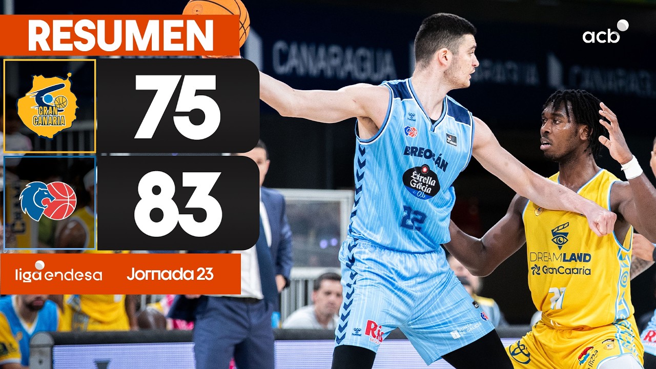 Dreamland Gran Canaria - R&iacute;o Breog&aacute;n (75 - 83) RESUMEN | Liga Endesa 2025-26