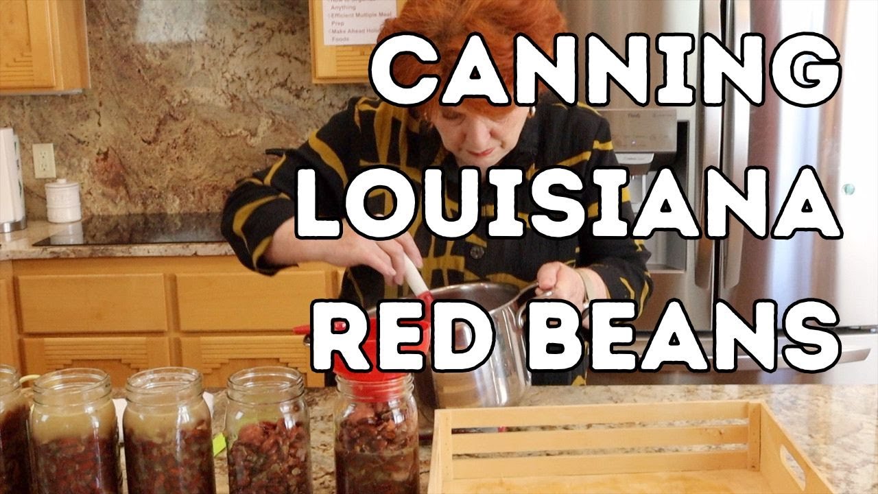 Canning Louisiana Red Beans
