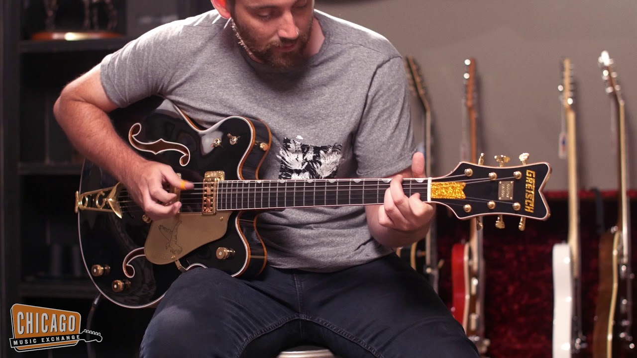 Gretsch Custom Shop G6136 Double Cut Black Falcon Masterbuilt by Stephen Stern | CME Quick Riff