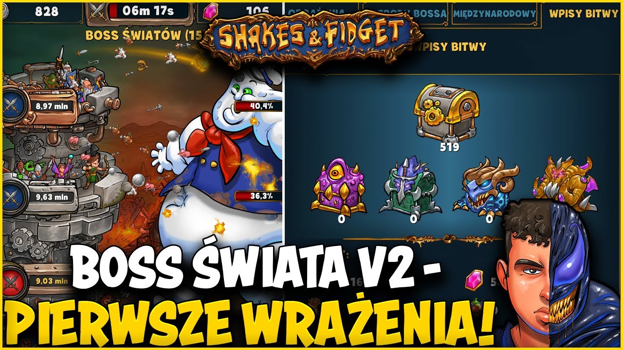 ⭐ PIERWSZE WRAŻENIA Z BOSSA ŚWIATA V2 ⭐ SHAKES & FIDGET ⭐ N3UTR4L ⭐