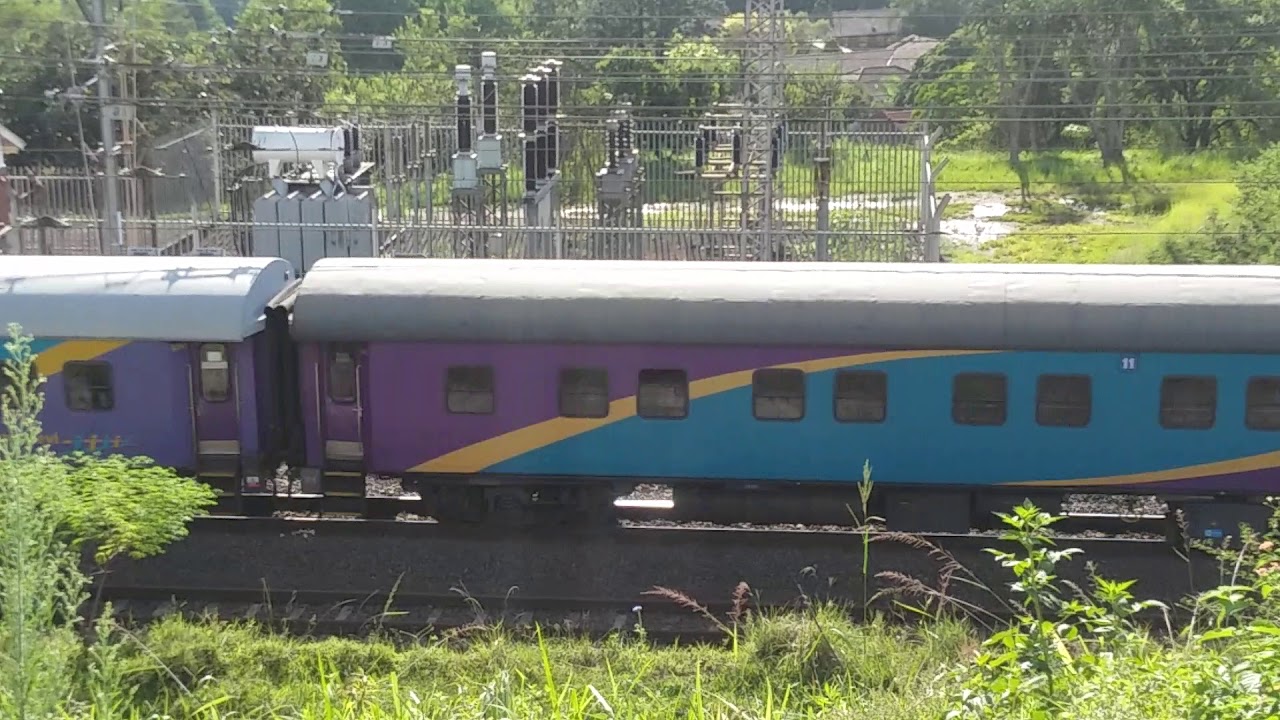 overnight sleeper train going down Boughton junction down mainline!