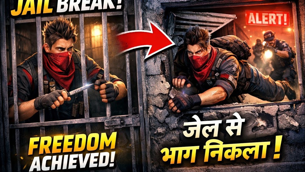 Finally I escaped from prison today😱 || Free Fire Impossible challange 😯Part 2 
