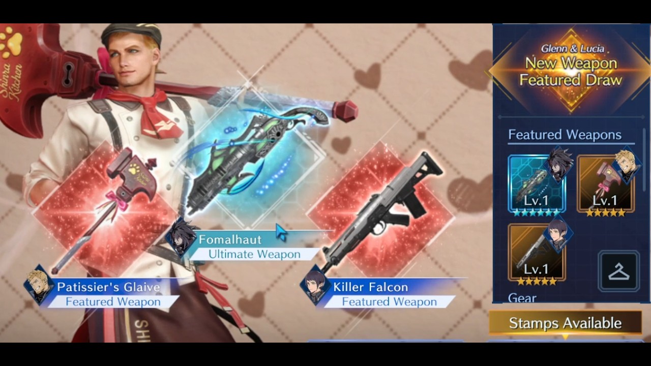 Final Fantasy 7 Ever Crisis: Glenn Weapon And Skin Banner