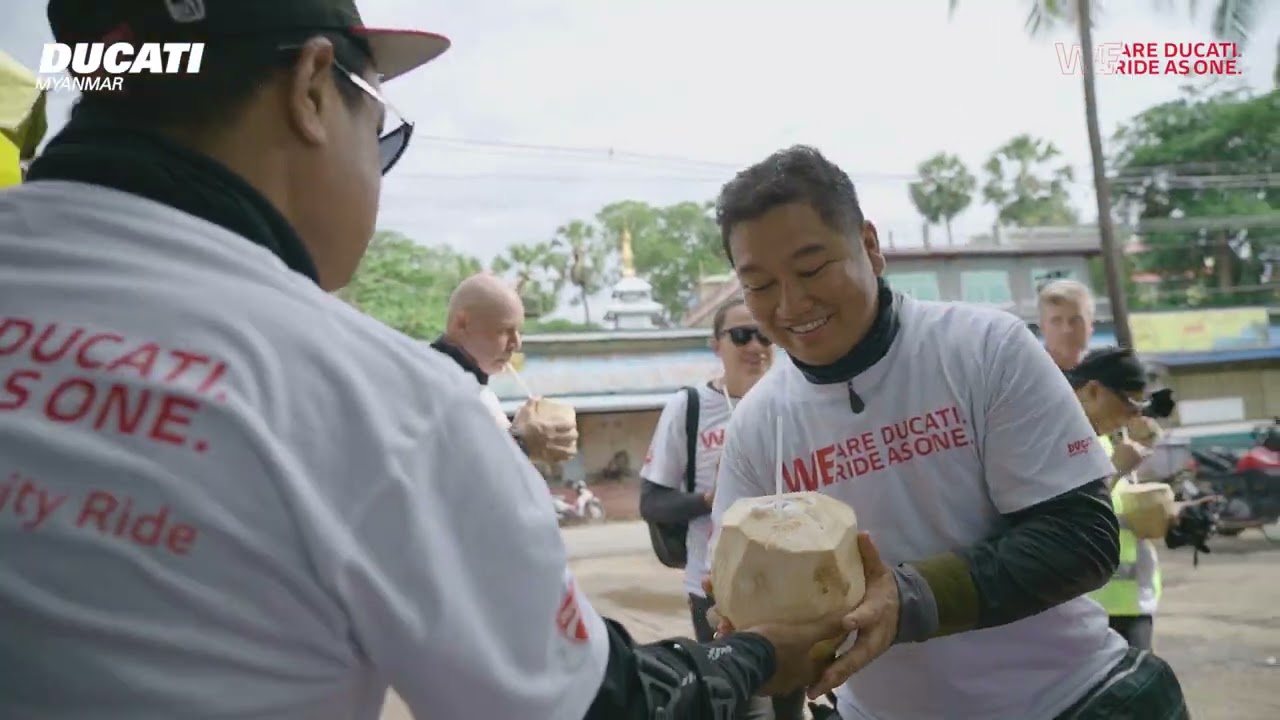 The Ducati Let's Ride as One event by Ducati Yangon, Myanmar