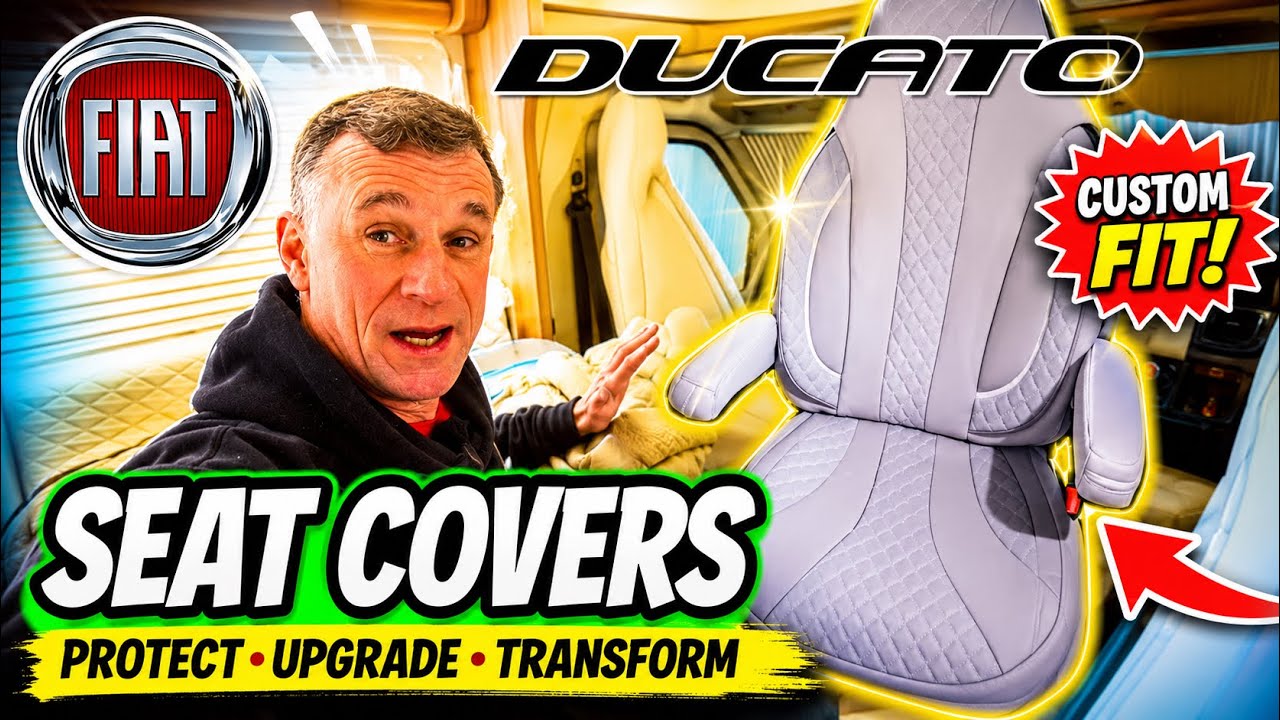 Роскошные моющиеся чехлы для сидений Fiat Ducato Motorhome Camper Van Conversion